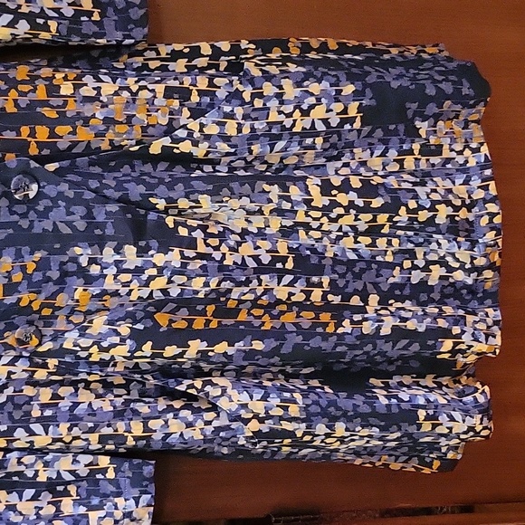 REISS | Esmerelda Navy and Orange Double Breasted Mini Dress - Size 0 - Picture 4 of 16